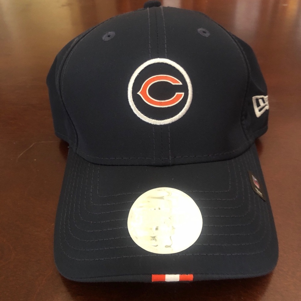 New Era NFL Chicago Bears Womens Sideline 9FORTY Adjustable Hat - Navy Blue